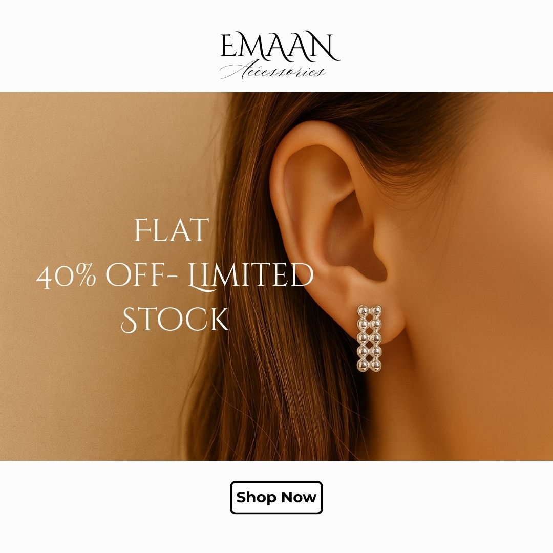 Flat 40% off-Minimal Earrings