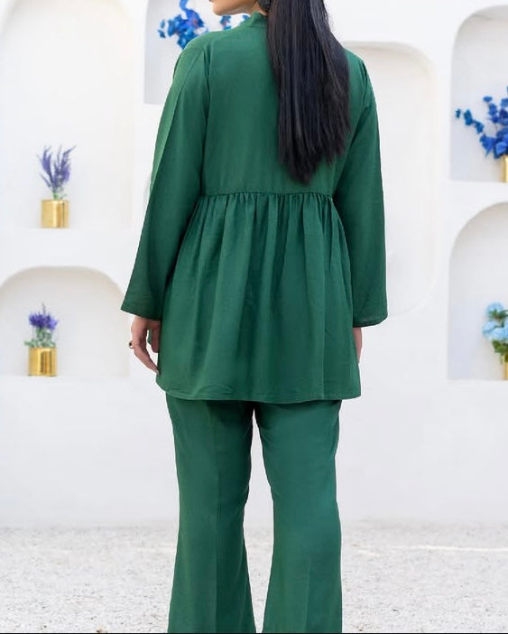 Green Light Karandi 2 Piece – Shirt & Trouser (Ready to Wear)