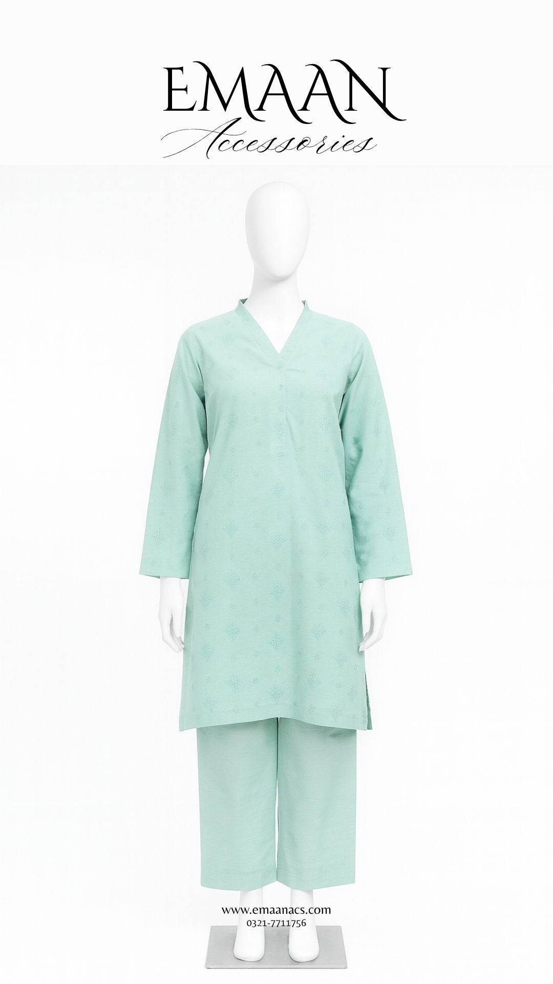 Zinc Khaddar 2 Piece – Shirt & Trouser (Ready to Wear)