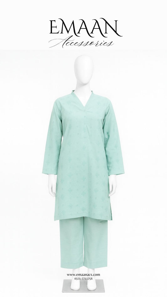 Zinc Khaddar 2 Piece – Shirt & Trouser (Ready to Wear)