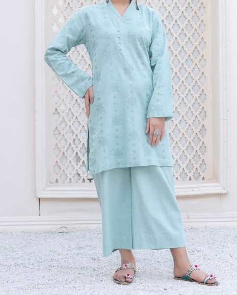 Zinc Khaddar 2 Piece – Shirt & Trouser (Ready to Wear)